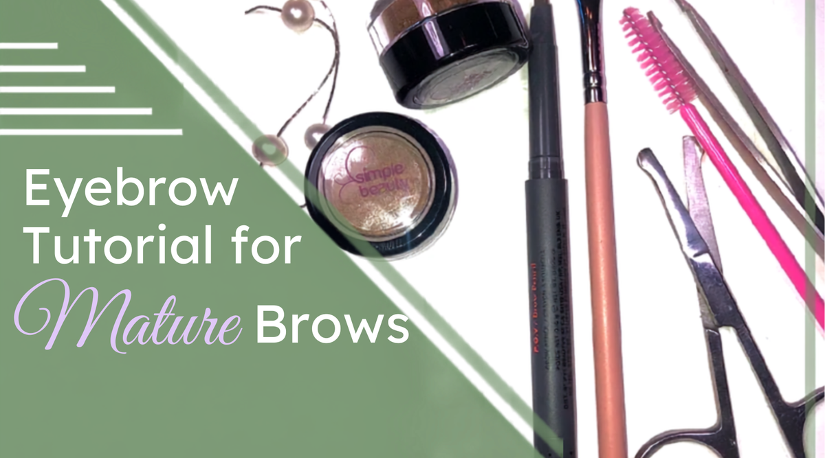 mature eyebrow tutorial