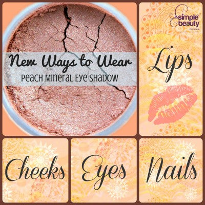 6 Ways To Wear Multi-Tasking Peach Mineral Eye Shadow