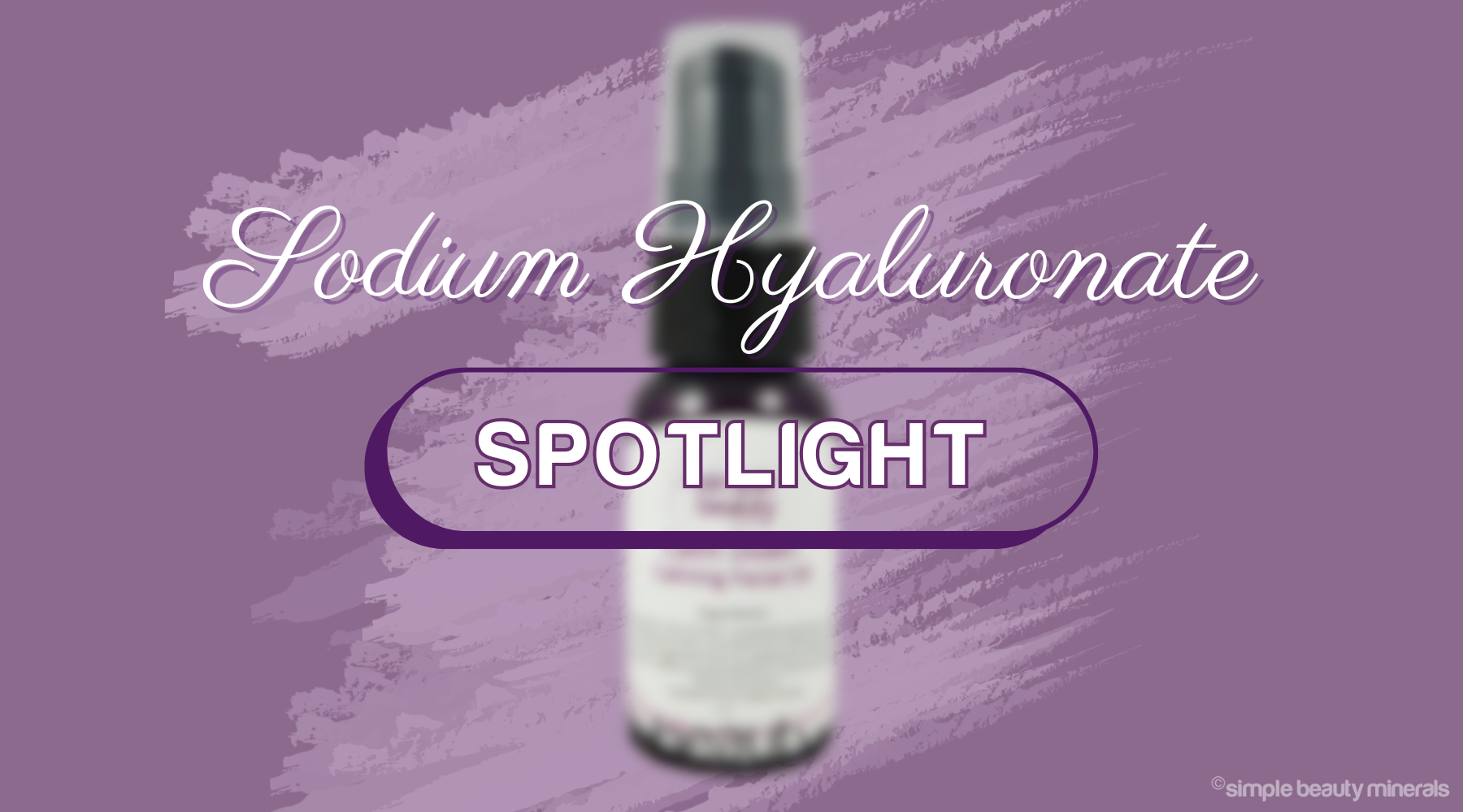 blurred image of a bottle of skincare product.