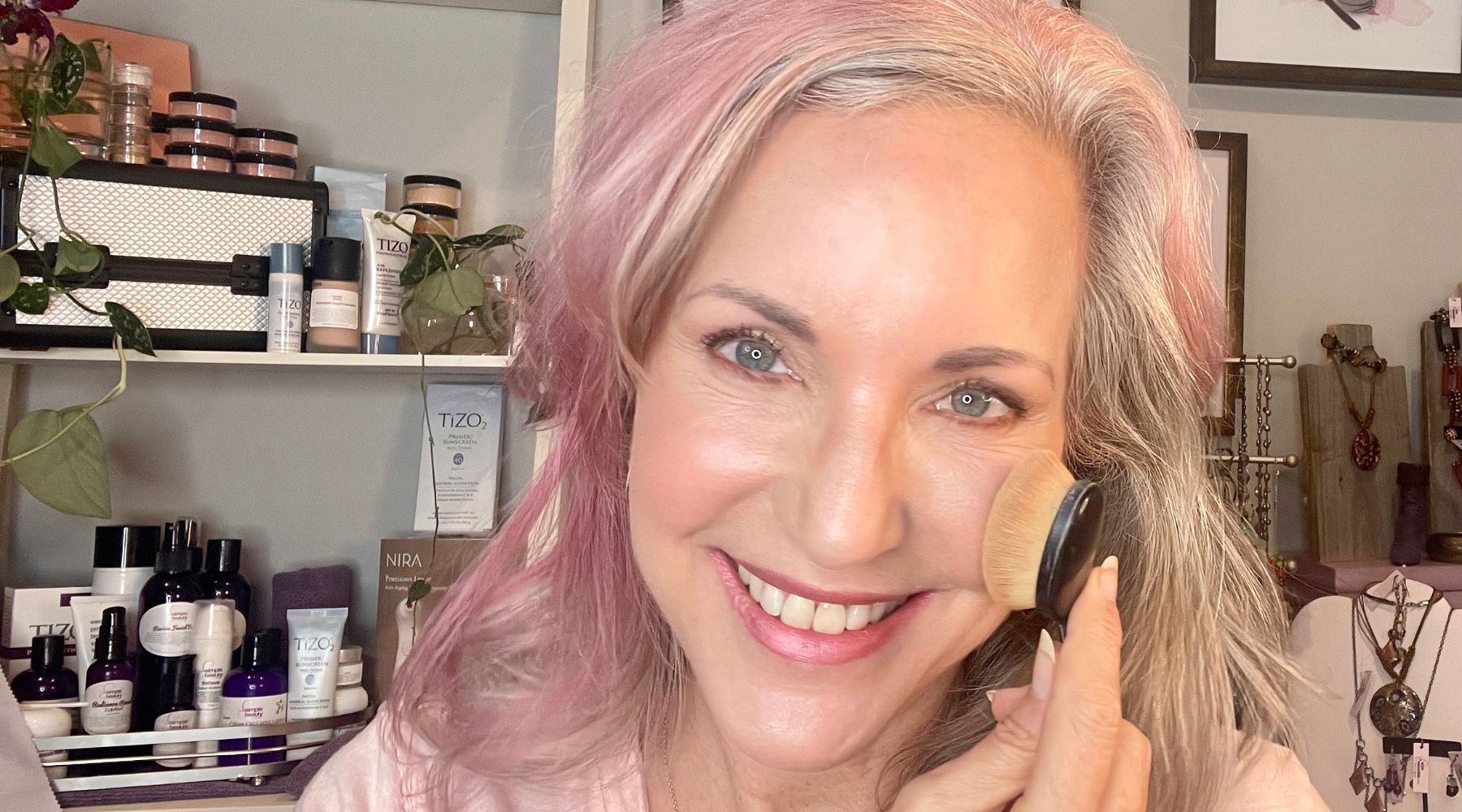 mineral powder application how to | over 50