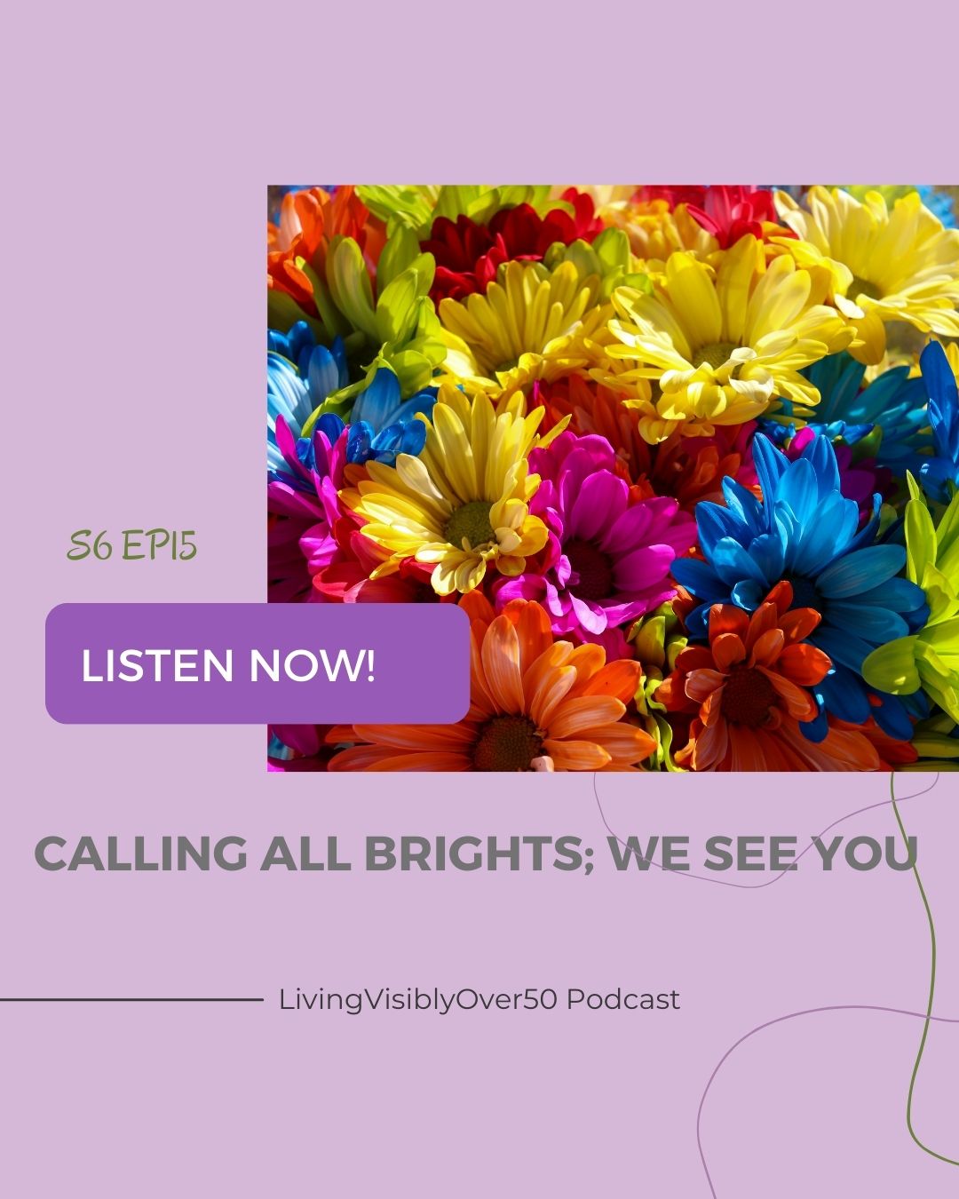 living visibly over 50 podcast | over 50
