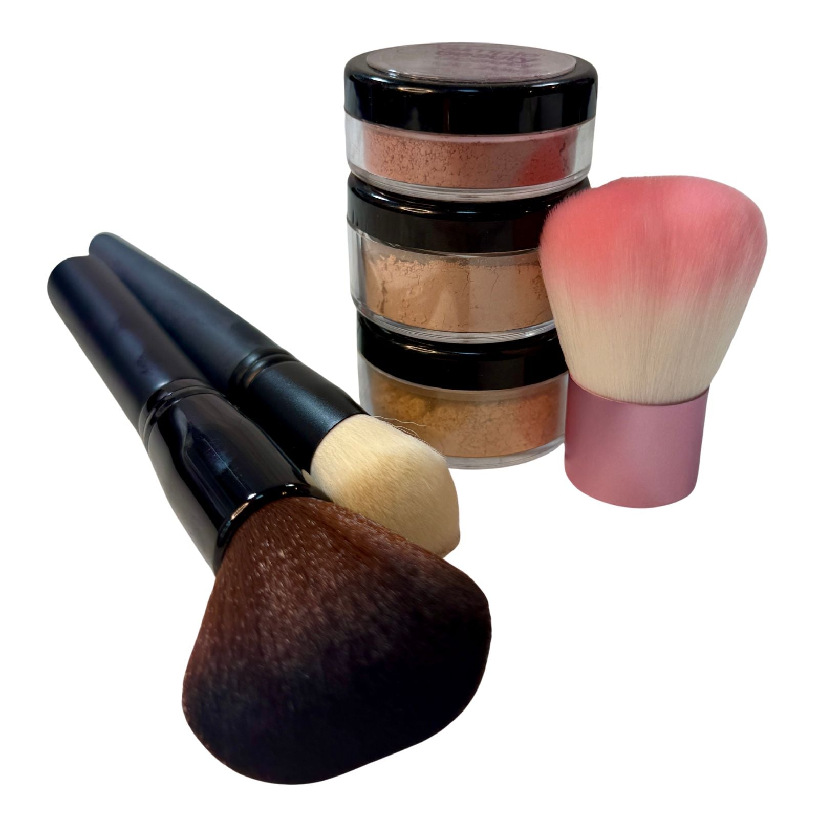 6 piece mineral makeup starter set.