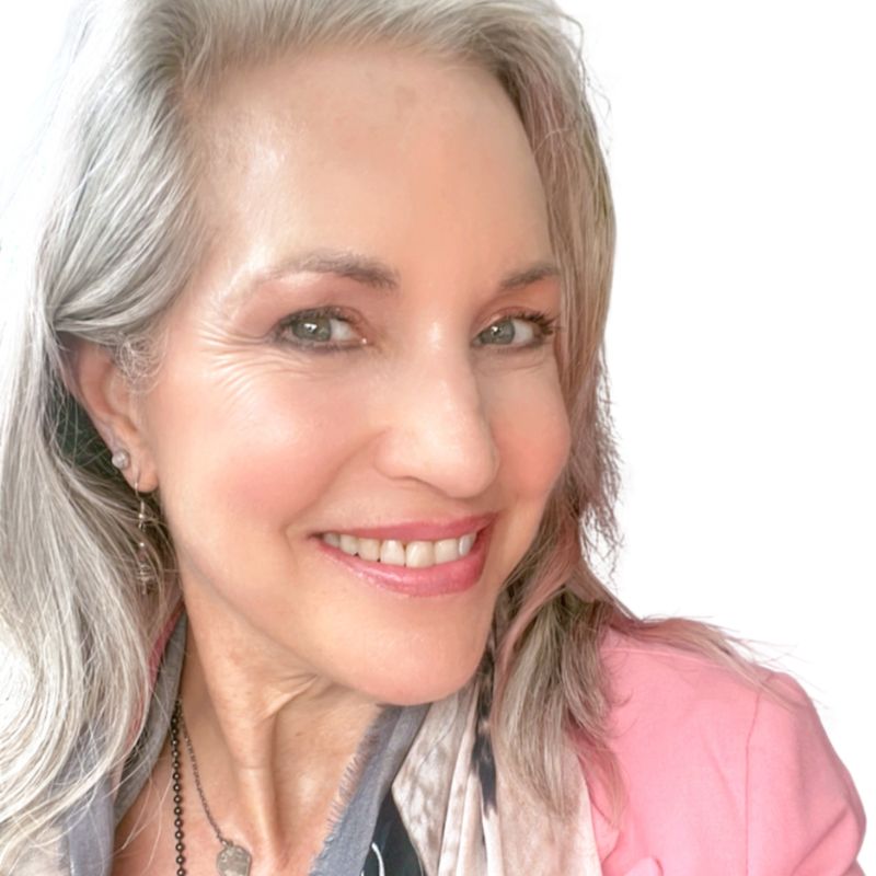 mature woman owner simple beauty minerals smiling.