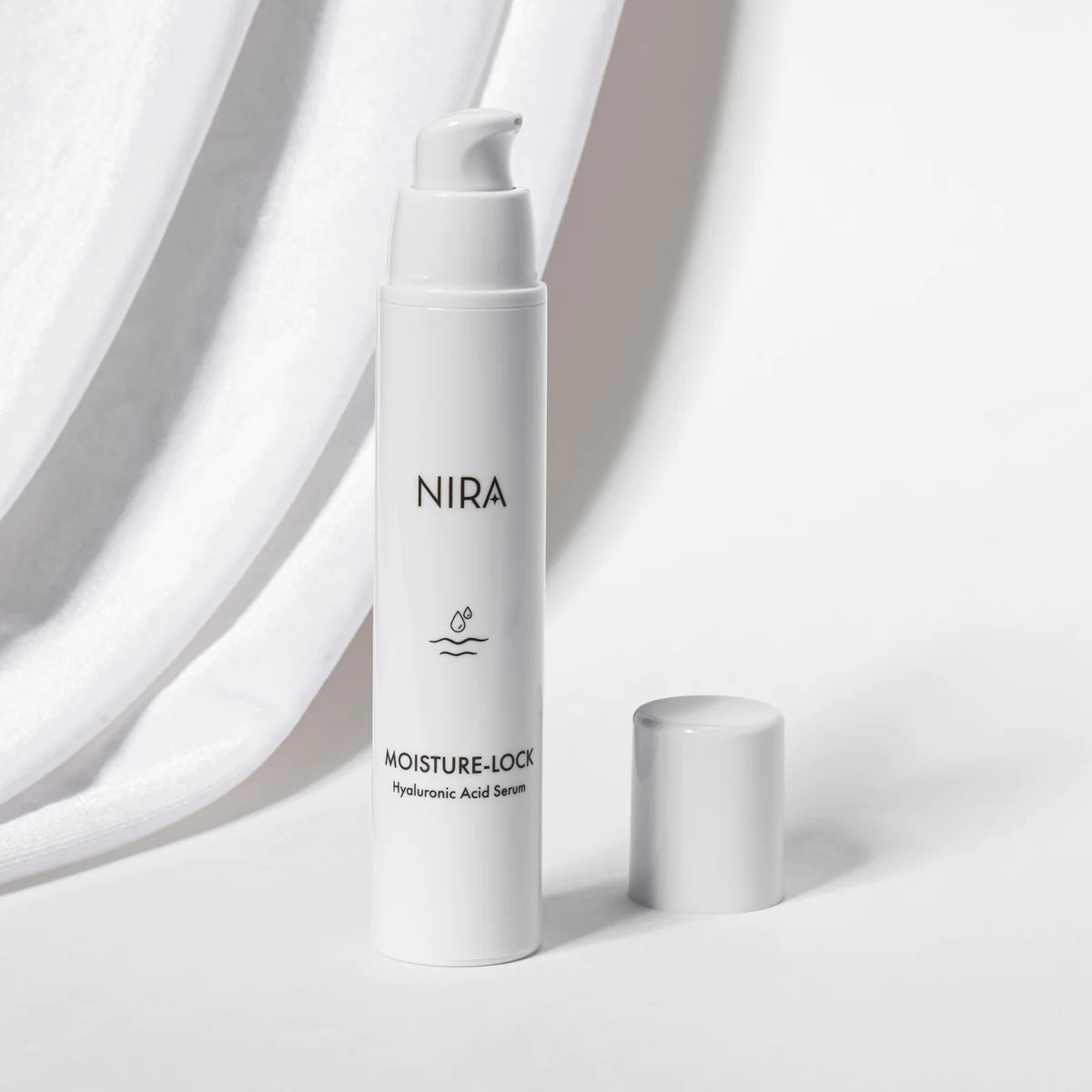 nira hyaluronic acid serum open.