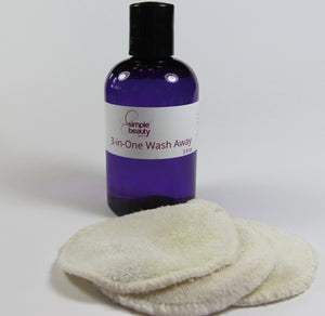 cleanser with reusable cotton rounds