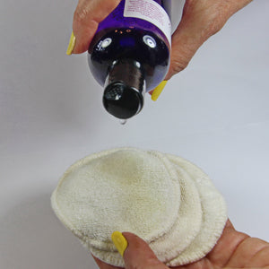 3 in one cleanser with organic cotton pad simple beauty minerals