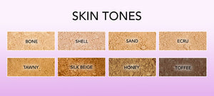 Foundation Skin Tones Chart