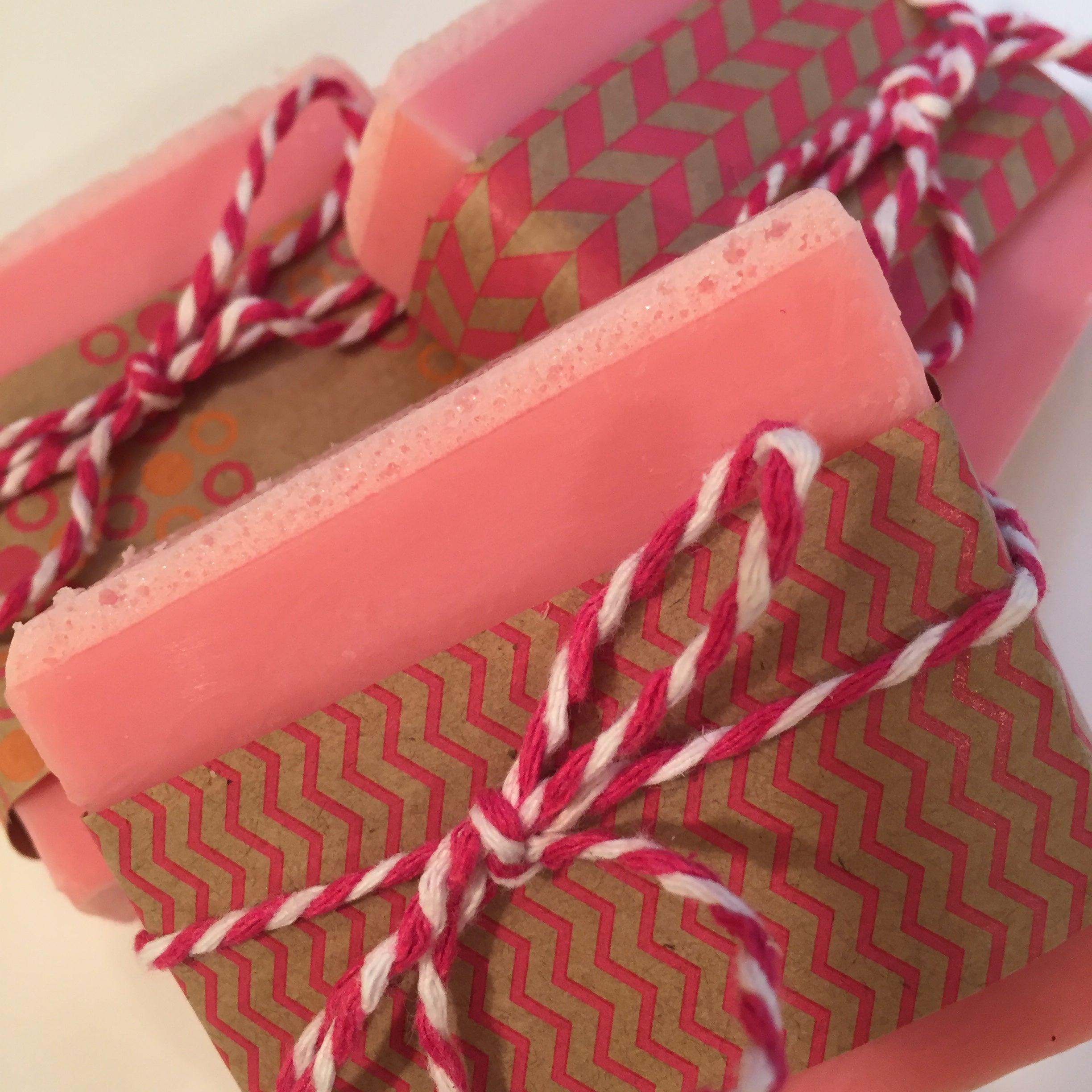 pink bars wrapped