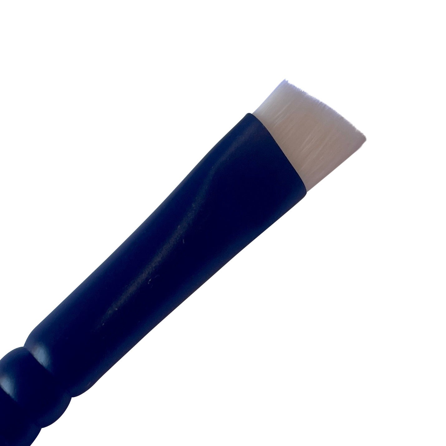 close up of brown brush | fine angle liner eye makeup brush