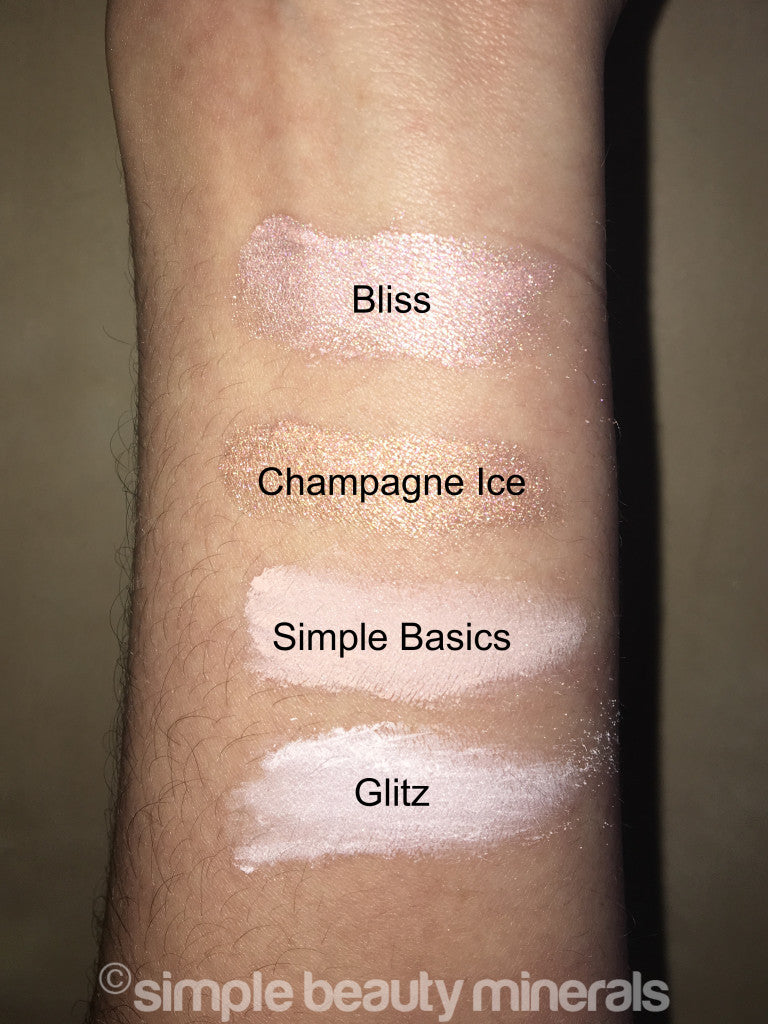 highlight eyeshadow swatch