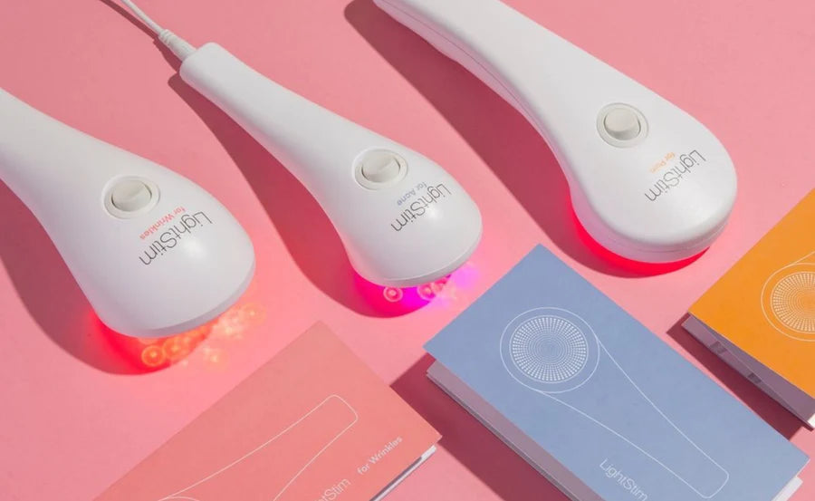 lightstim trio of devices with boxes