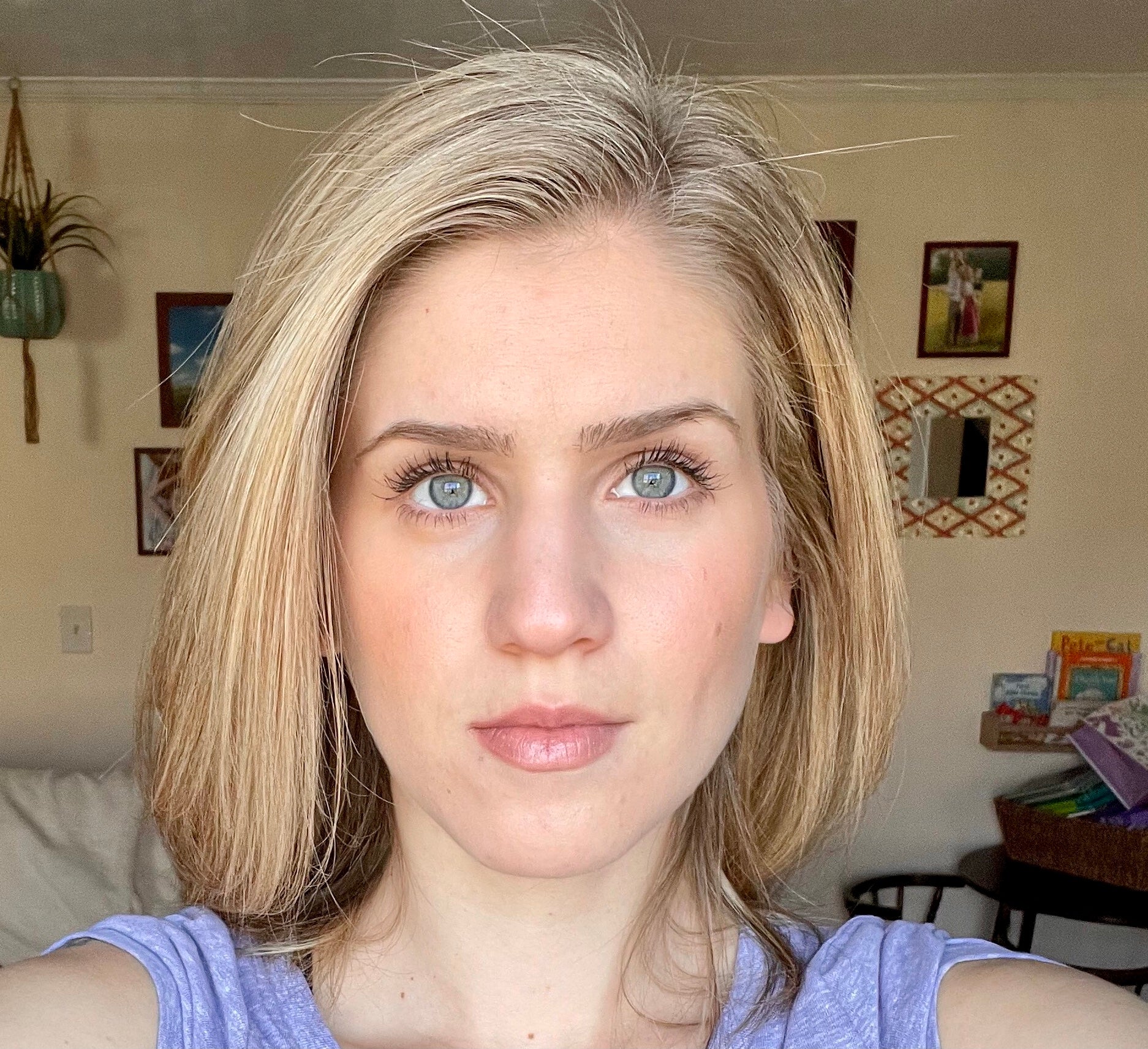 young woman wearing warm 1 mineral foundation