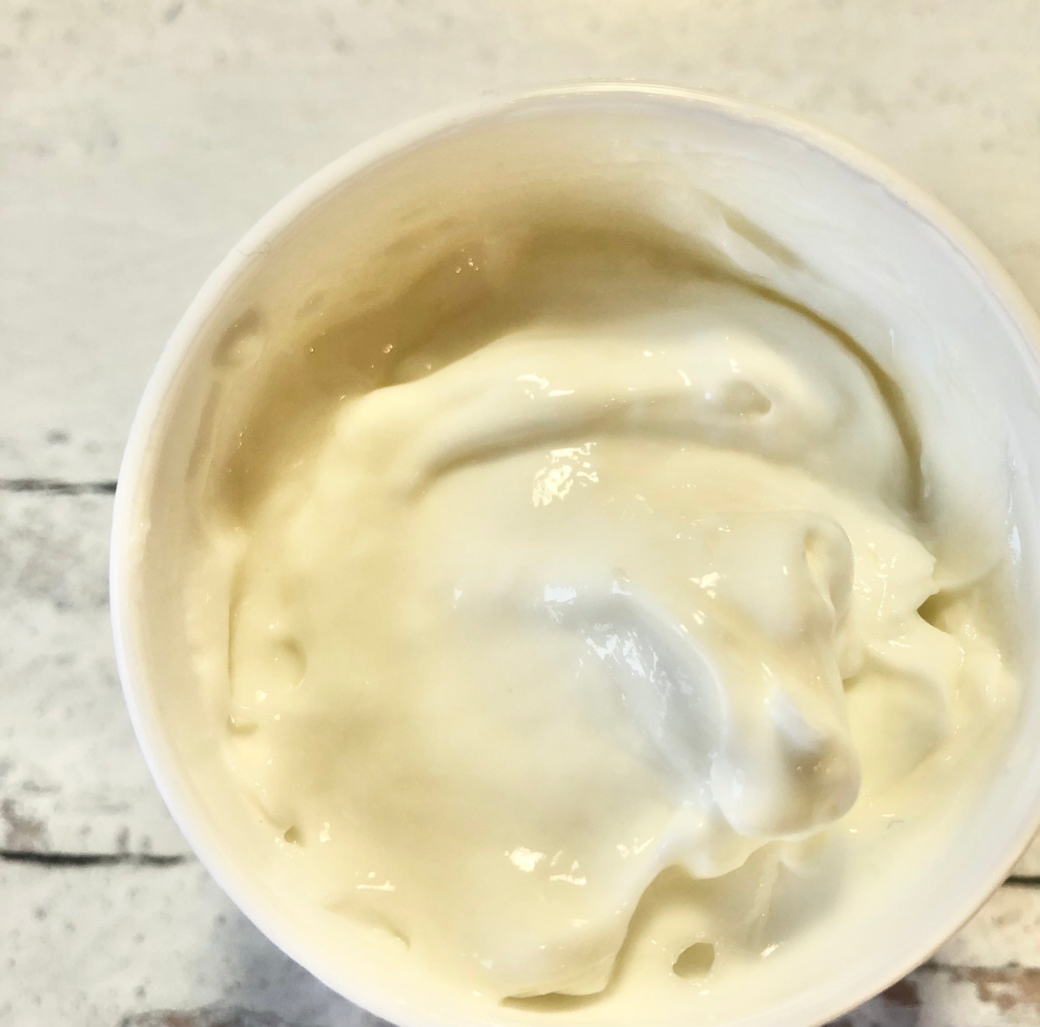 pomegranate lotion open jar