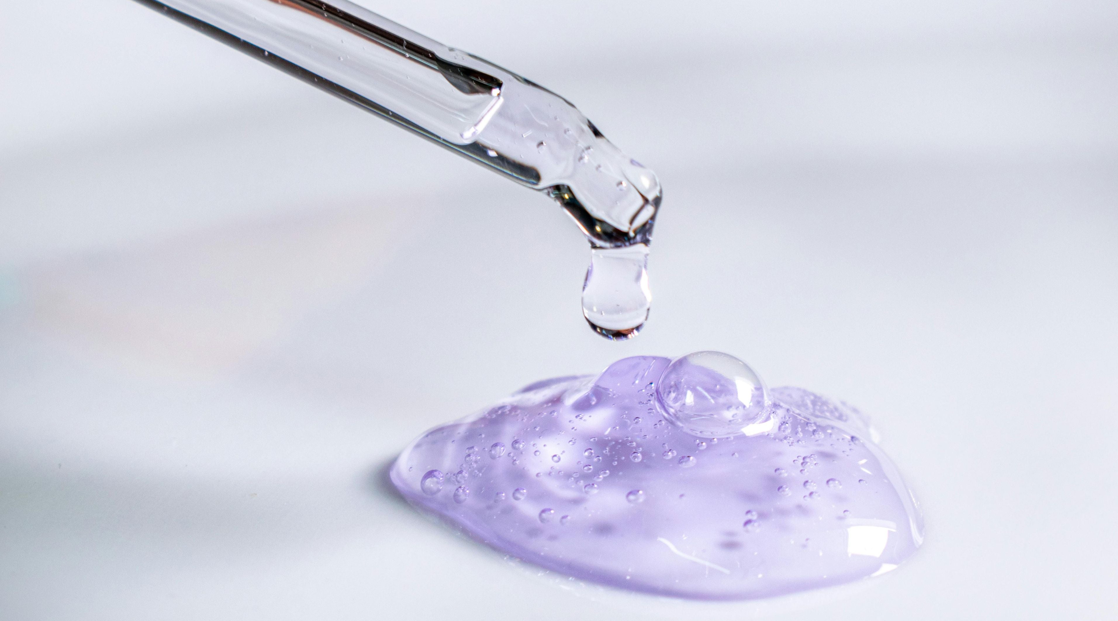 dropper of serum.