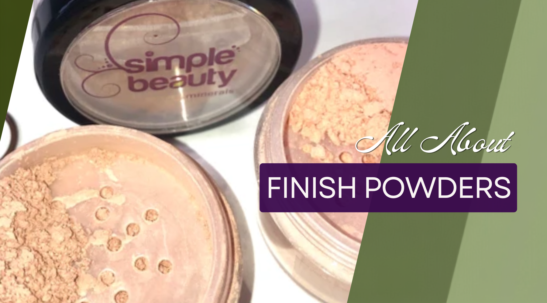 pot of powder makeup open