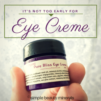 It's Not Too Early For Eye Cream