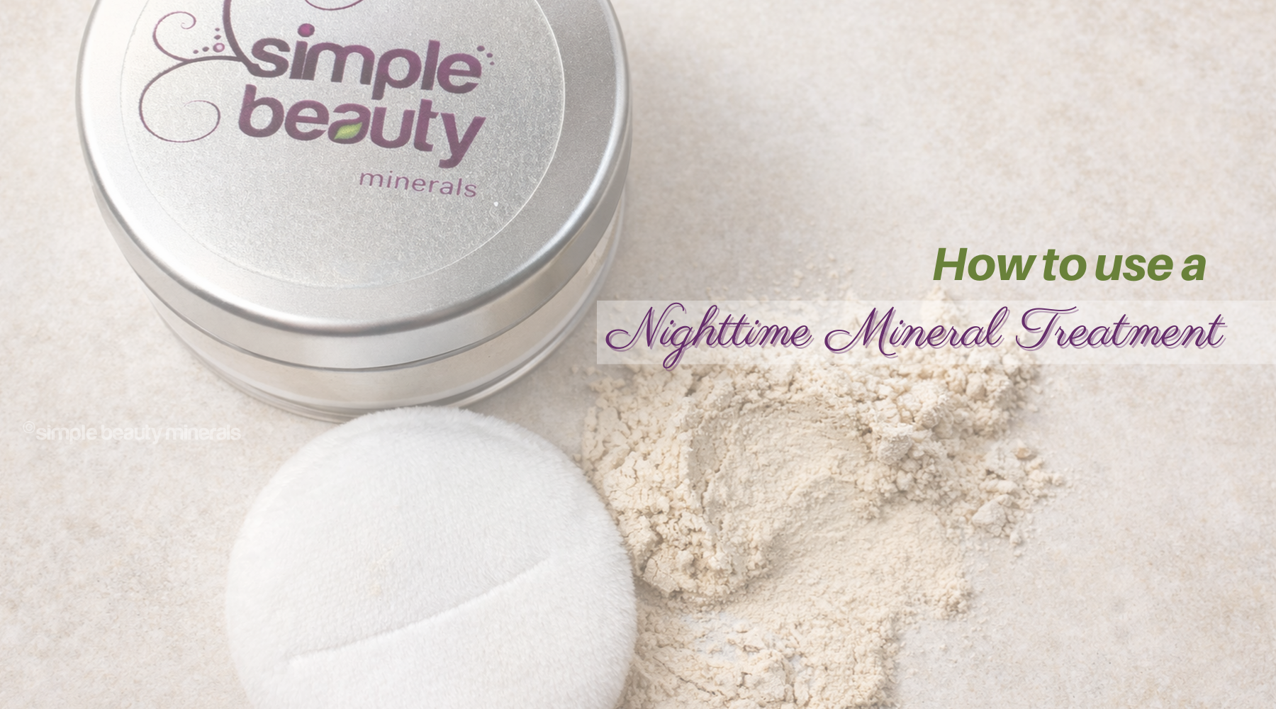 flatlay of Embellish Pro-Aging Treatment Powder.