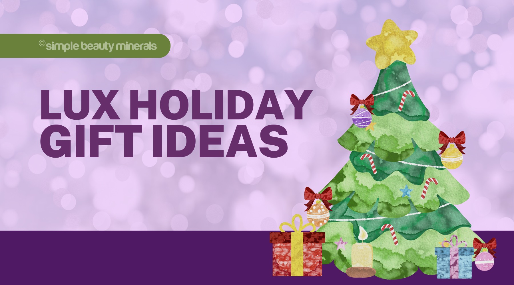 Lux Holiday gift ideas for the beauty lover.