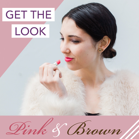 get the look pink and brown makeup - simplebeautyminerals.com