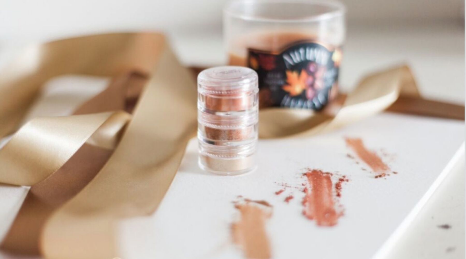 pumpkin pie spice stacker mineral pigments and candle