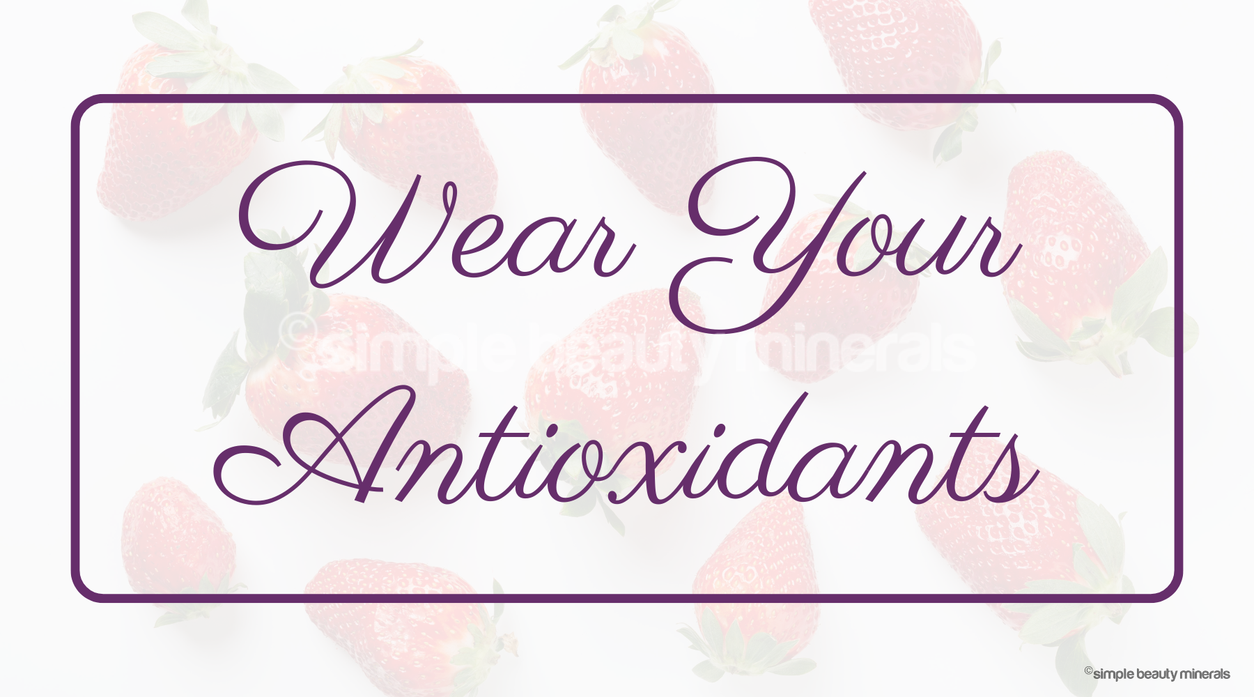 faded photo of strawberries.