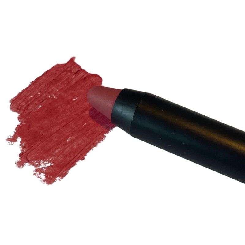 blush makeup crayon swatch.