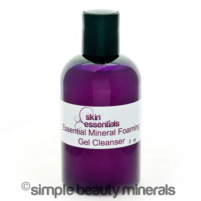 purple bottle of cleanser.