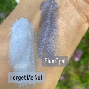 forget me not blue periwinkle eyeshadow swatch