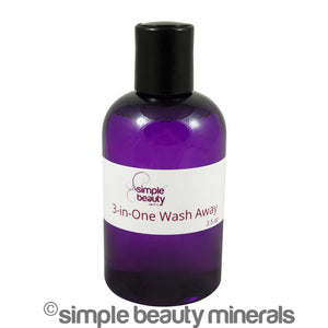 simple beauty minerals - 3-in-One Wash Away all purpose facial cleanser