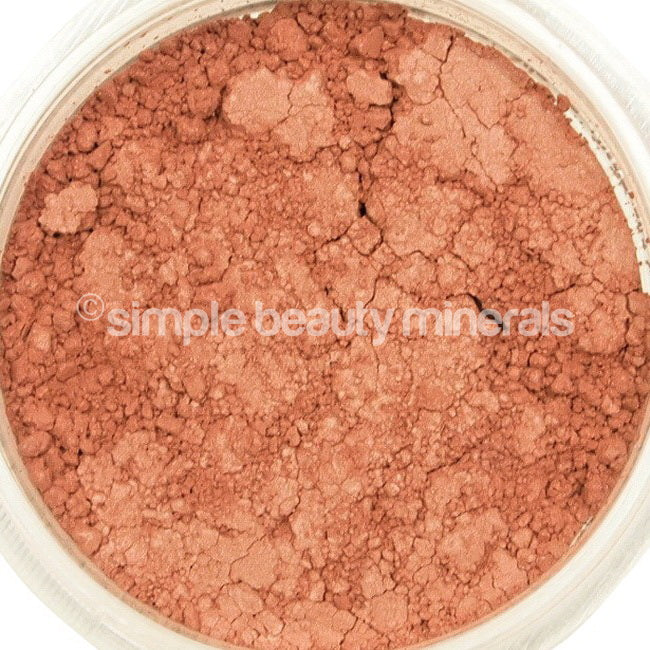 Simple Beauty Minerals - Adobe Mineral Blush - warm shimmer clay earth tone