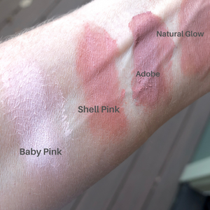 blush swatch of natural glow blush and bronzer