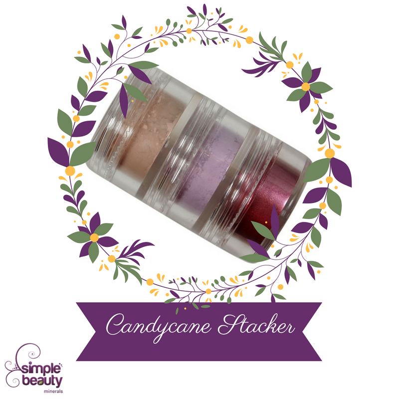 HOLIDAY! Candy Cane Mineral Makeup Stacker