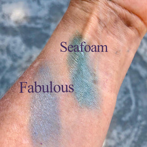 seafoam and fabulous eyeshadow swatches