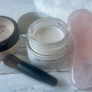 eye creme open gua sha and concealer
